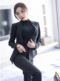 Wang Xinyao Yanni - NO.012 Buy watermark free black suit with pants, Gao Qilan(23)